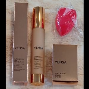 YENSA - Super Serum Silk Foundation & Skin on Skin Beauty Sponge Set